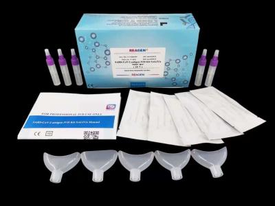 China SARS-CoV-2 Antigen IVD Kit SALIVA Whitelist CE Certification for sale