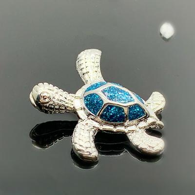 China Factory Direct Selling Cute Statistical Institute of Statistics Opal Australian Treasure Turtles Necklace Cute Sparkle Turtle Ladies Necklace for sale