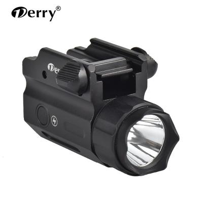 China Derry Optics Super Bright 400 Lumen Hunting Led Flashlight& Tactical Torch With Strobe & Picatinny Mount for sale