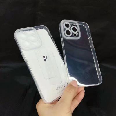 China Soft Cell Phone Back Cover Case Angel Eye Camera Protection Transparent TPU Armor Shockproof Pupil 1.5MM For Vivo Y95 Y91 for sale