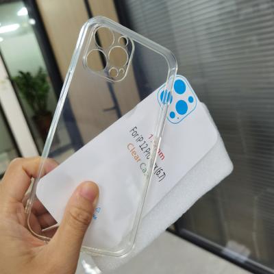 China Anti-scratch High TPU Shockproof Clear Transparent Soft Silicone Cell Phone Back Cover Hybrid 1.5mm Case For Samsung Galaxy S9 Plus for sale