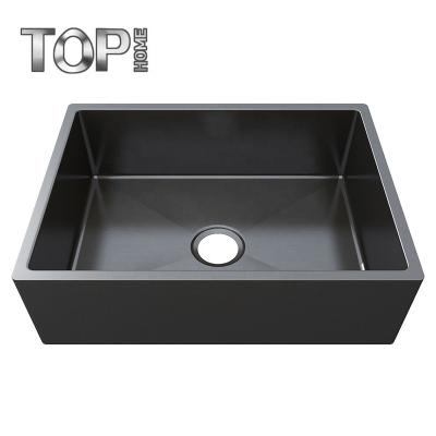 China Modern Black High Grade 304 Stainless Steel Bathroom Sink for sale