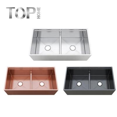 China Without Faucet PVD Promotional Good Quality Stainless Steel Kitchen Sink for sale