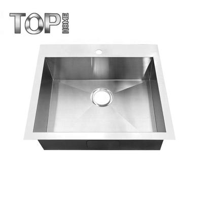 China Without Faucet Wholesale Small Countertop Single Bowl Kitchen Sink for sale