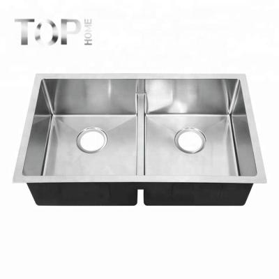 China Without Faucet Single Double Bowl Universal Stainless Steel Kitchen Sink for sale