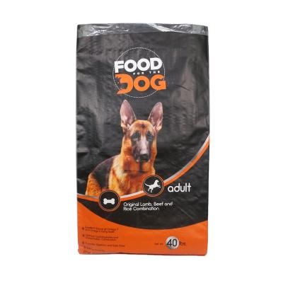 China Hot Dog Pet Food / Shock Resistance China 40lb Woven Bags Packaging for sale