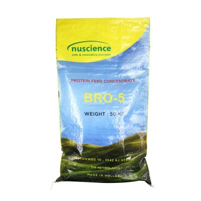 中国 Agriculture wholesale 20kg 25kg 50kg livestock bird animal fish food used film pp woven sack laminated high quality bags best 販売のため