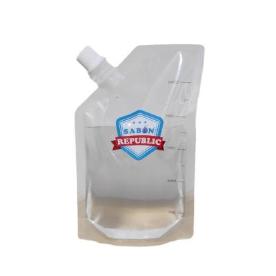 中国 Custom Printing Food Grade Reusable Spout Liquid Pouch Recyclable Bags Baby Food Packaging Pouch 販売のため