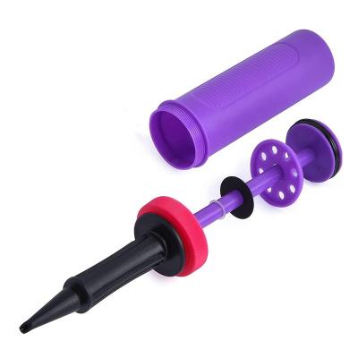 China MOQ 1PC Promotional Manual Toy Balloon Pump, Plastic Balloon Accessories Balloon Pump Hand Held for Party Decoration for sale