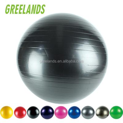 China For Pilates 55 High Quality 65 75 85cm Size Anti Burst Pilates Yoga Ball Stability Training Exercise Ball Massage Ball For Physiotherapy for sale