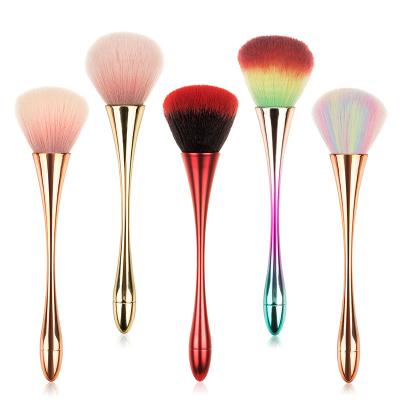 China Single Smudge Brush Small Size Makeup Brush Tumbler Blush To Sweep Loose Makeup Powder Brush Oversized for sale