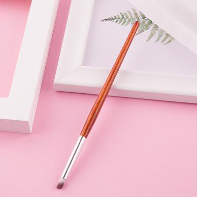 China Hot Selling Beauty NAIL Beauty Simple Wood Finger Nail Brush Thick Nail Art Brush for sale