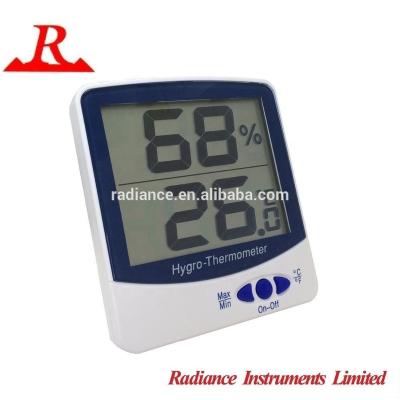 China Universal Jumbo Point Alert Ice Display Memory Hygro-Thermometer Min-max 79 (W) x 66 (H) mm for sale