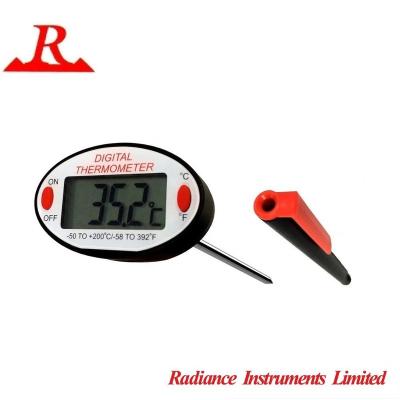 China Large Oval Digit Mutli-purpose Stem Thermometer 26 (W) x 13 (H) mm for sale