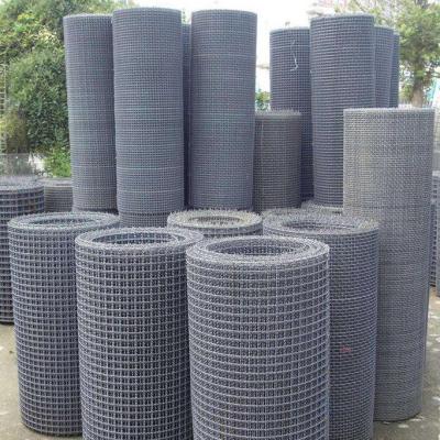 China 13 Mm Stainless 0.5mm Steel Crimped Wire Mesh Rock Screen 1-24 Mesh Square Hole for sale