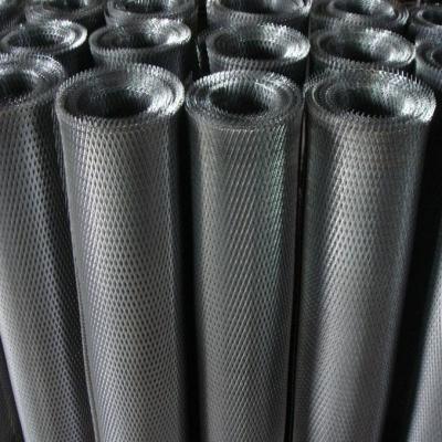 China Black Steel Standard Expanded Metal Mesh Grating For Walkway Flooring for sale