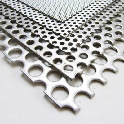 China Decorative Hexagonal Hole Perforated Metal Mesh Rolled Edge for sale