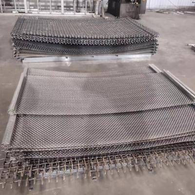 China High Tensile Steel Woven Screen Mesh For Vibrating Stone Crusher for sale