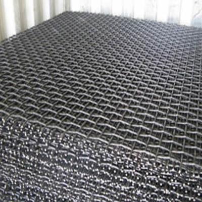 China Manganese Steel Wire Woven Wire Vibrating Screen Quarry Screen Mesh for sale