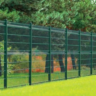 China Galvanized and PVC Coated 3D Curved Welded Wire Mesh Fence for Garden Fence for sale