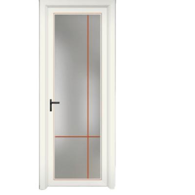 China Modern Manufacturers Double Frosted Glass Aluminum Glass Sliding Kitchen Bathroom Doors for sale