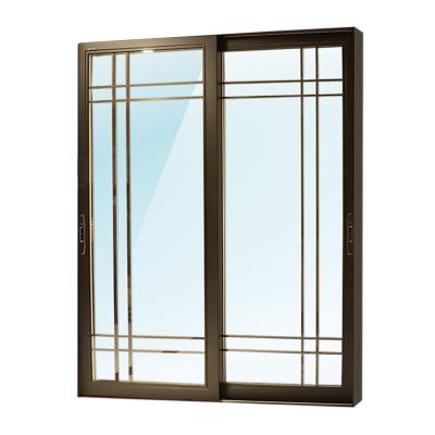 China Decoration Double Sliding Door Philippines Aluminum Glass Price And Design for sale