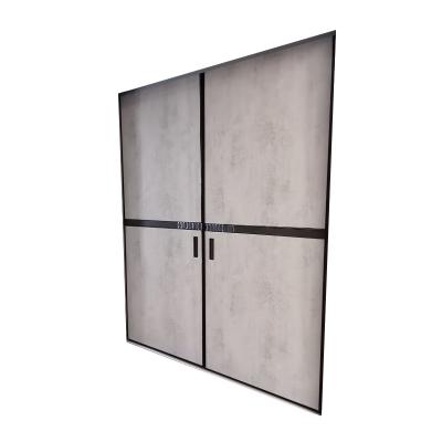 China Factory Outlet Modern Solid Wood Sliding Wardrobe Door Interior Doors for sale