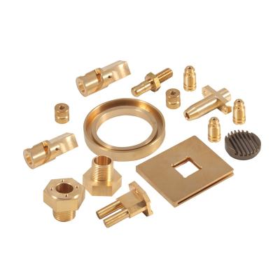 China HVS Medical Custom Brass 5 Axis ODM Gold Plating Service Truning CNC Brass Machining Parts Electrical for sale