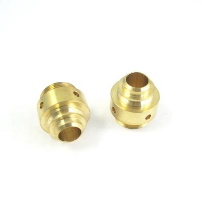 China Aluminum fabrication cnc copper machining parts turned small brass block for eye examination equipment phoropter ophthalmic vision tester for sale