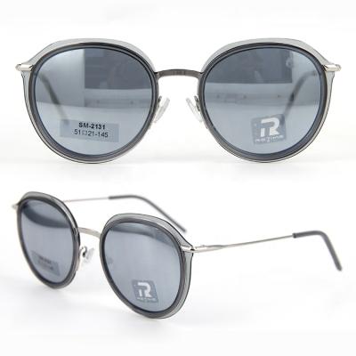 China Fashion Polarized Round Protect Luxury Designer Sunglasses Sun Glasses Metal Optical Frame for sale