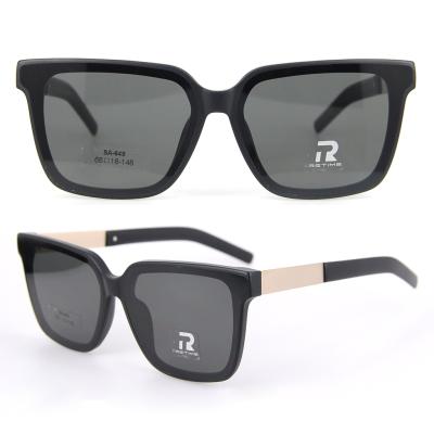 China Men Women Square Nylon High Fashion Fashion Sunglasses Metal Acetate Unisex Sunglasses for sale