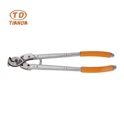 China Hardware Tools TIANDA Hand Tools Binding Wire Cutter Hot Selling Cooper Wire Crimp Tools Wire Cutter With Aluminum Handle Alloy Steel for sale