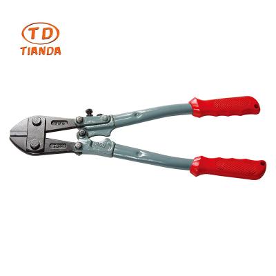 China TIANDA Crimping 14 Inch Steel Wire Shear Pliers Shearing Iron Reinforcement Scissor Pliers Wire Rope Shears Lock Pliers Bolt Cutters for sale