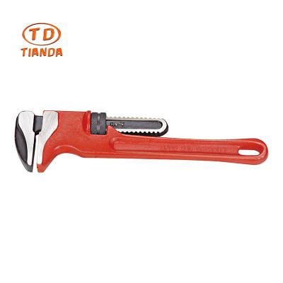 China Hardware Tools TIAN DA American Type Pipe Wrench Heavy Duty Multifunctional Dual Purpose Carbon Steel 10 Inches Mini for sale