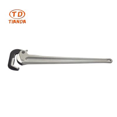 China Hardware Tools TIAN DA Factory Price Custom Portable CRV Heat Treatment Alloy Steel Heavy Duty Universal Adjustable Set Pipe Wrench for sale