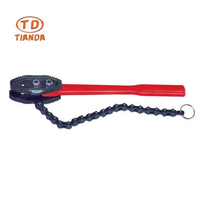 China TIAN DA Professional Good Price Chain Pipe Wrench Manufacturers 4 Hardware Tools 6 8 10 12 Inch Heavy Duty for sale