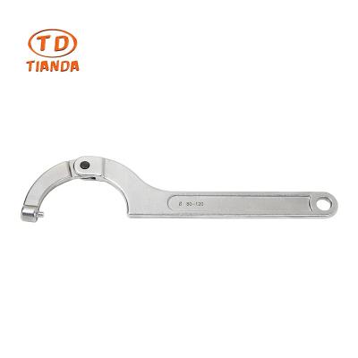 China TIAN DA Adjustable Round Head Hook Open End Wrench Multi Ring Type Wrench Specification Hardware Tools for sale