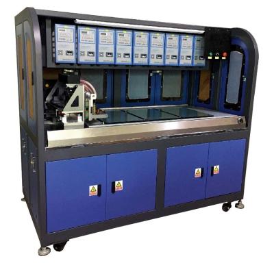 China RFID Card Contactless Card Inlay Production Line Card Chip Bonding 3 Worktables for sale