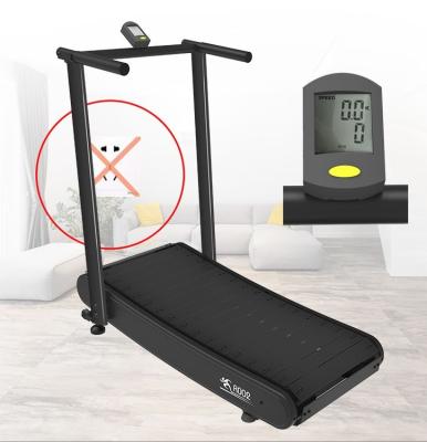 China Eco-Friendly Walking Treadmill No Electric Curved Treadmill and Air Runner Handle Home Fitness Wholesale Price Foldable Treadmill for sale