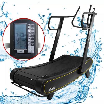 China Eco-friendly Curved Treadmill and Air Runner Energy Saving Running Machine Low Noise Zero Consumption Environmentally Friendly for sale