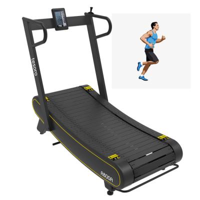 China Foldable Home Machine 2022 Newest Eco-friendly Running Design And Commercial Use Curved Treadmill Strong Gym Training Body Gym Equipment for sale