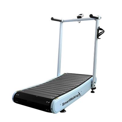 China Home Portable Foldable Curved Mini Treadmill Smart Walking Pad Without Motor Air Walker Machine Bodybuilding for sale