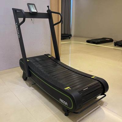 China Non-motorized eco-friendly manual foldable treadmill for home and gym equipment for cardio exercise for sale