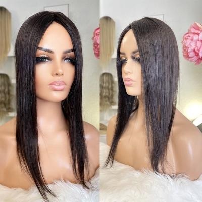 China Chinese Women Hair Toupee Topper (Accept Customize Any Styles) InvisHair Topper Long Hair 50cm 60cm Women Mono Thin Stocking Pieces 8x13cm Straight Hair Silk Stockings for sale