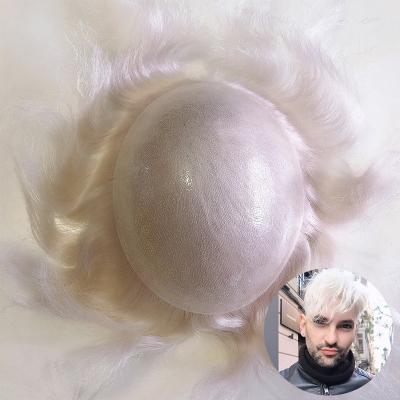 China 100% Poly Skin Non-surgical Men's Non-surgical Hairpiece Hairpiece Replacement Freestyle InvisHair Hair Pieces System for sale