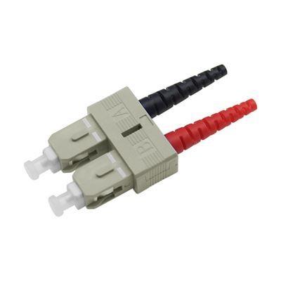 China Duplex SC MM 2,0 3,0 mm Stecker Beige Farbe für Patch Cord zu verkaufen