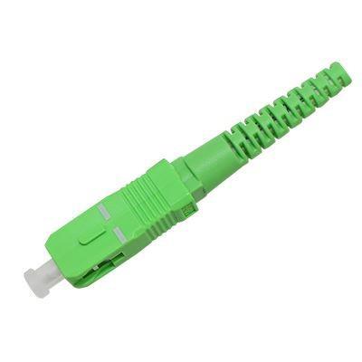 China SC APC Fiber Optic Connector SX LSZH SC Single Mode Connector for sale