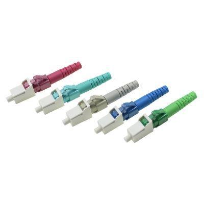 中国 LC/UPC 光ファイバーコネクタ SM 3.0mm SX LSZH 青 FTTH FTTB FTTXネットワーク用 販売のため