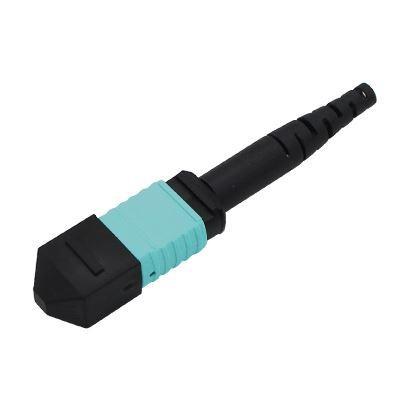 China MPO Conector de Fibra Óptica Homem/Mulher SM OM1-OM4 8/12/24 Núcleos 3,0 mm Diâmetro do cabo à venda