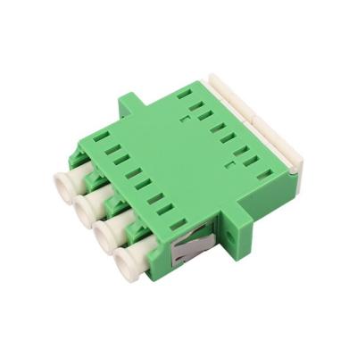 China Adaptador de LC cuádruple LC verde para acoplador LC de modo único / multimodo en venta